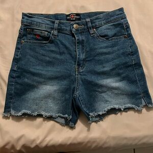 Light Blue New York Get Lucky Size 4 shorts